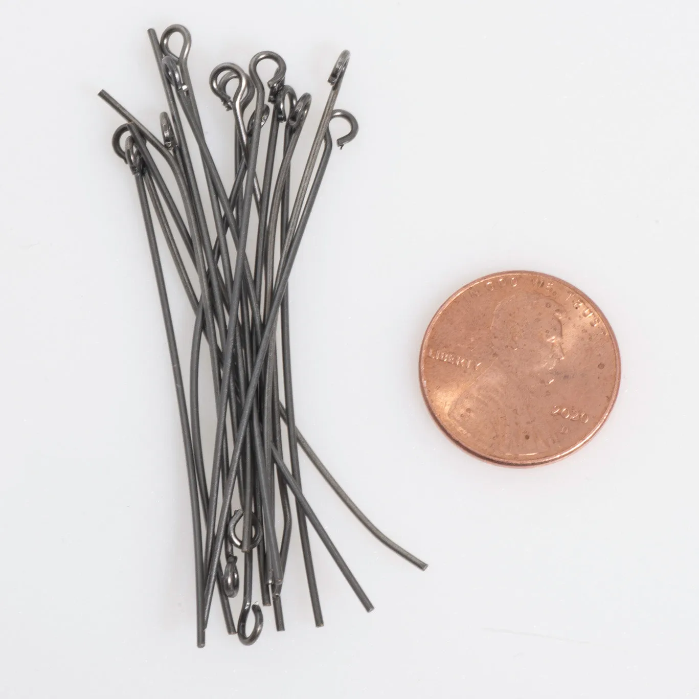 2 Inch Eye Pin - 20 Gauge Wire available in Multiple Colors made from Brass sold Individually - E/P2