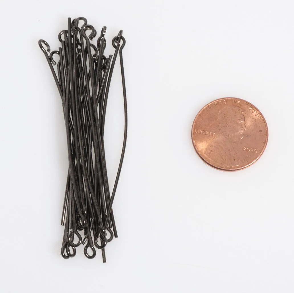 2 Inch Eye Pin - 20 Gauge Wire available in Multiple Colors made from Brass sold Individually - E/P2