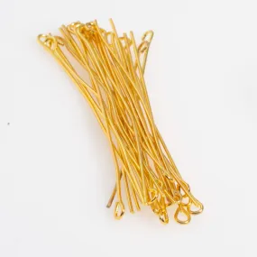 2 Inch Eye Pin - 20 Gauge Wire available in Multiple Colors made from Brass sold Individually - E/P2