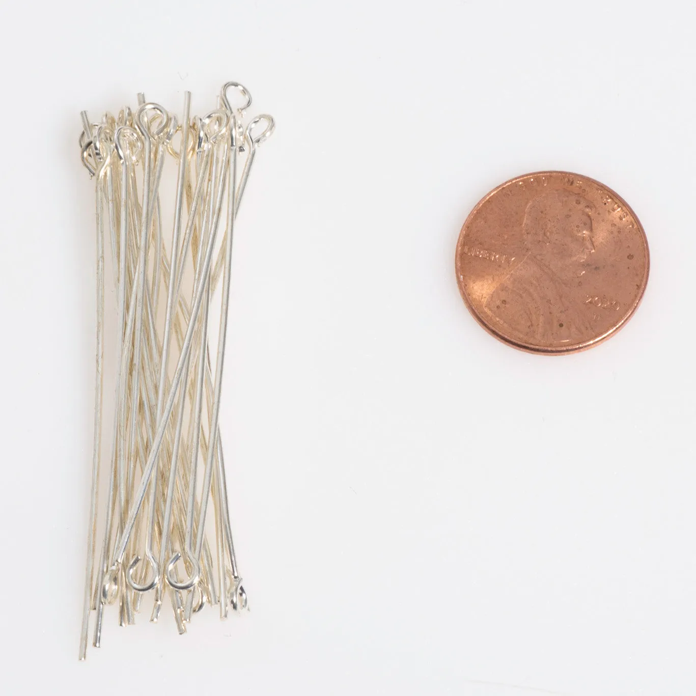 2 Inch Eye Pin - 20 Gauge Wire available in Multiple Colors made from Brass sold Individually - E/P2