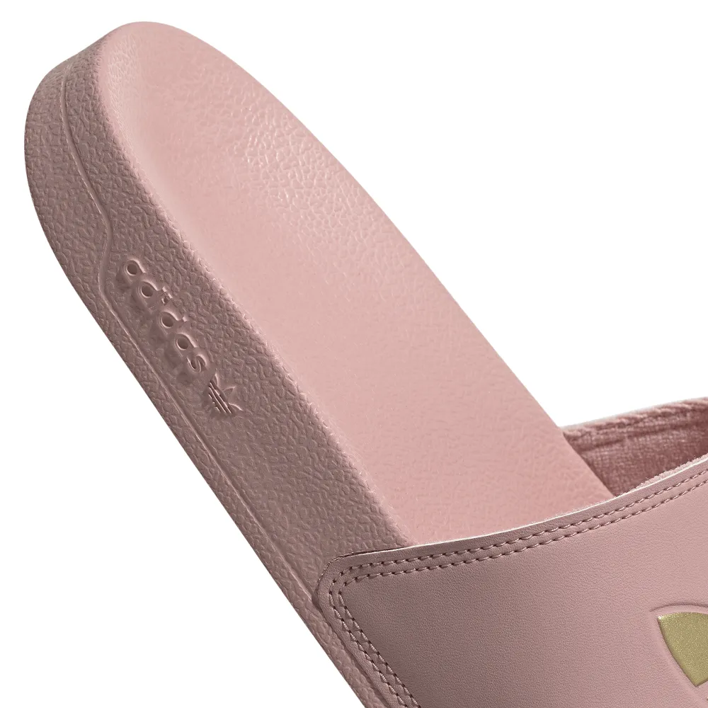adidas Womens Adilette Lite - Wonder Mauve / Matte Gold