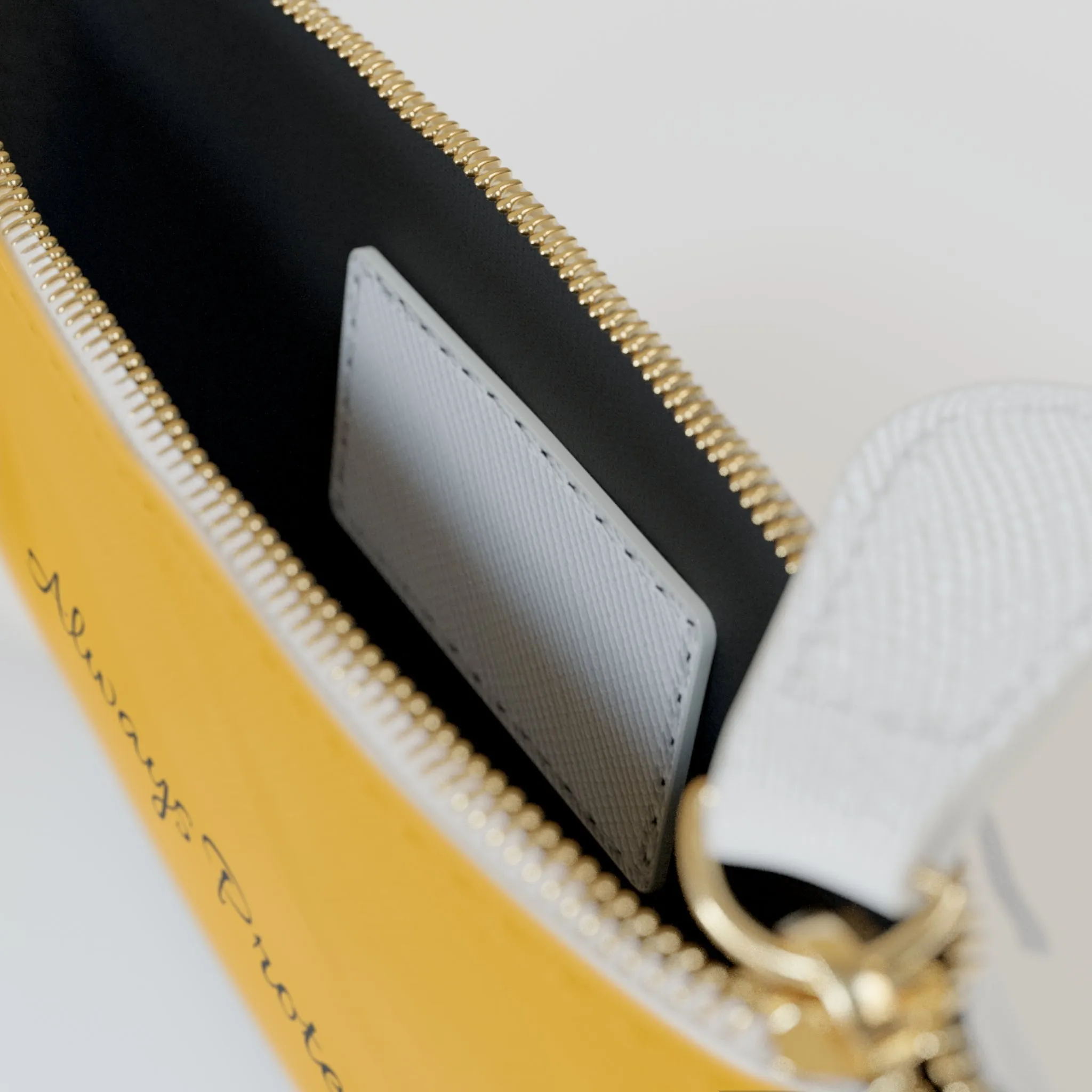 Always Protected Yellow Mini Pouch