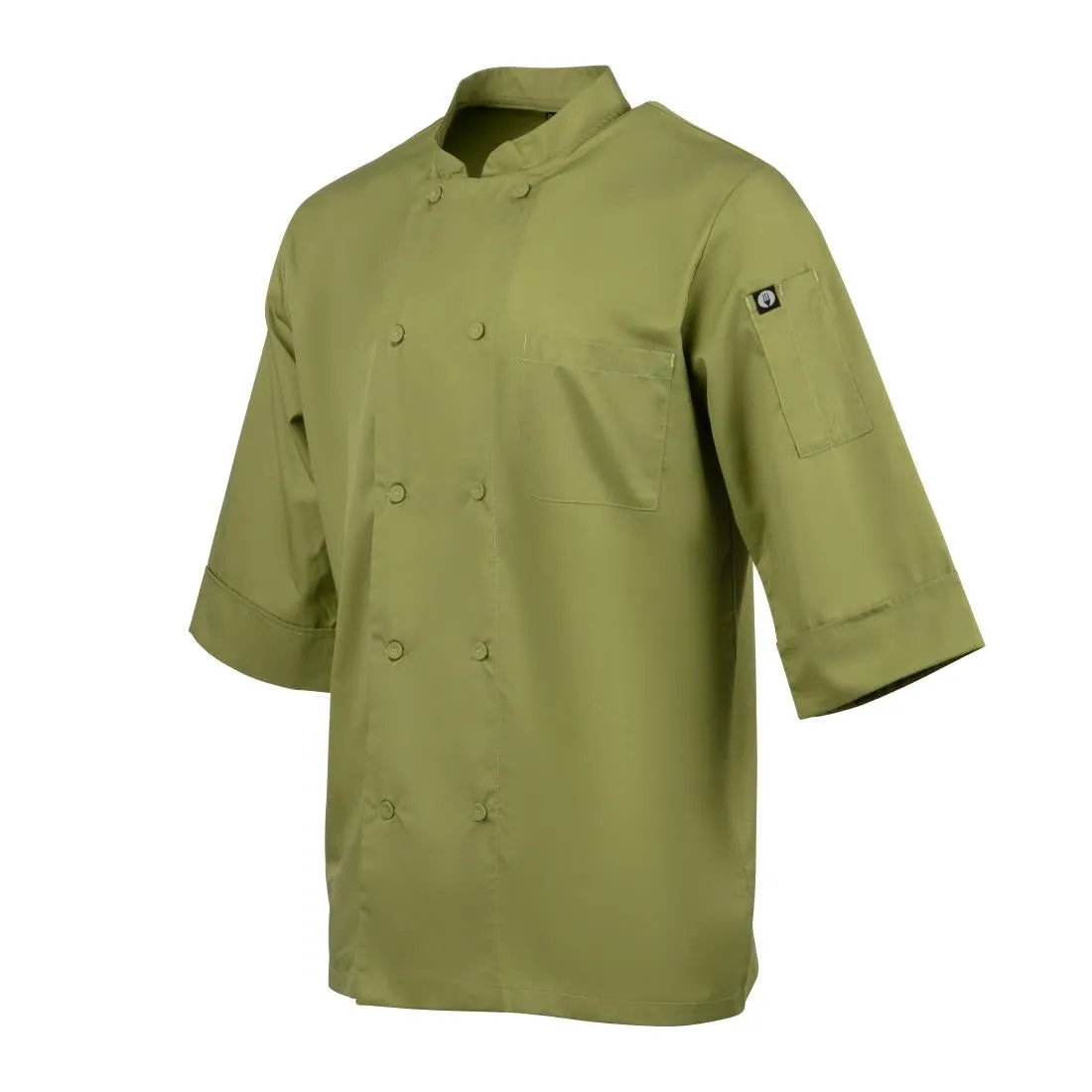 B107-S Chef Works Unisex Chefs Jacket Lime S