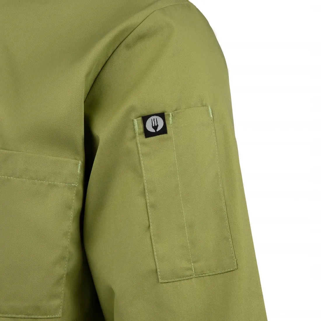 B107-S Chef Works Unisex Chefs Jacket Lime S