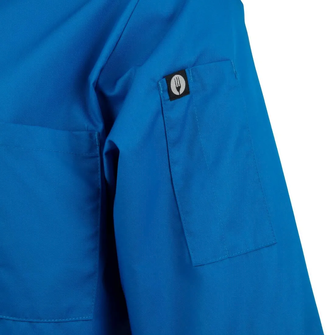 B178-S Chef Works Unisex Chefs Jacket Blue S