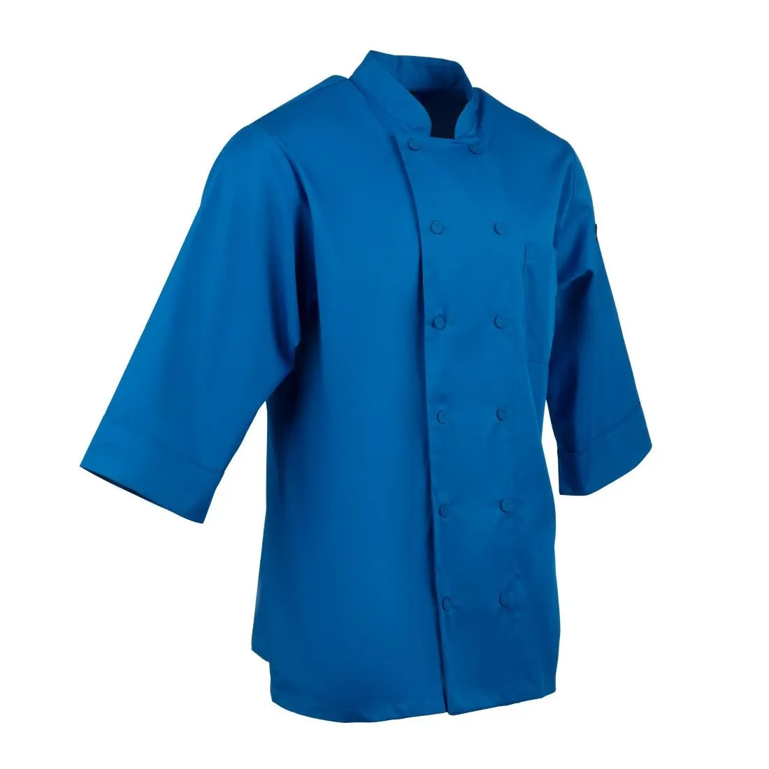 B178-S Chef Works Unisex Chefs Jacket Blue S