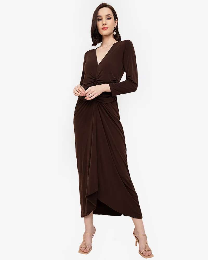 Benita Shirred Waist Maxi Dress