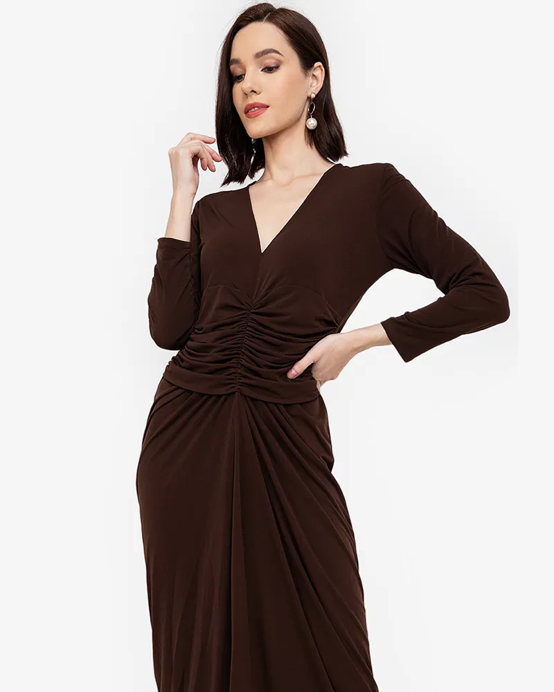 Benita Shirred Waist Maxi Dress