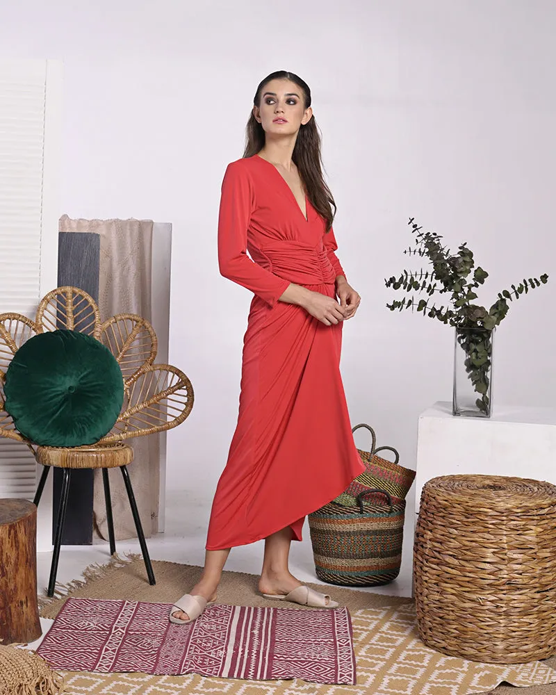 Benita Shirred Waist Maxi Dress