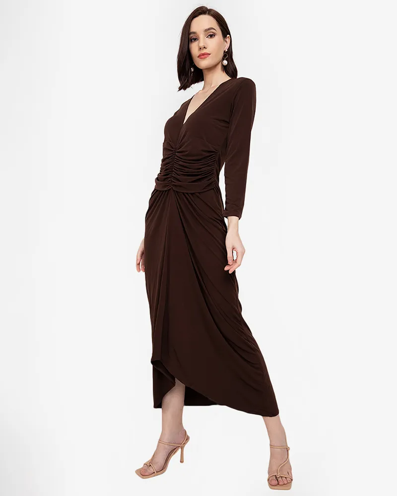 Benita Shirred Waist Maxi Dress