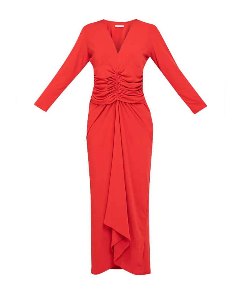 Benita Shirred Waist Maxi Dress