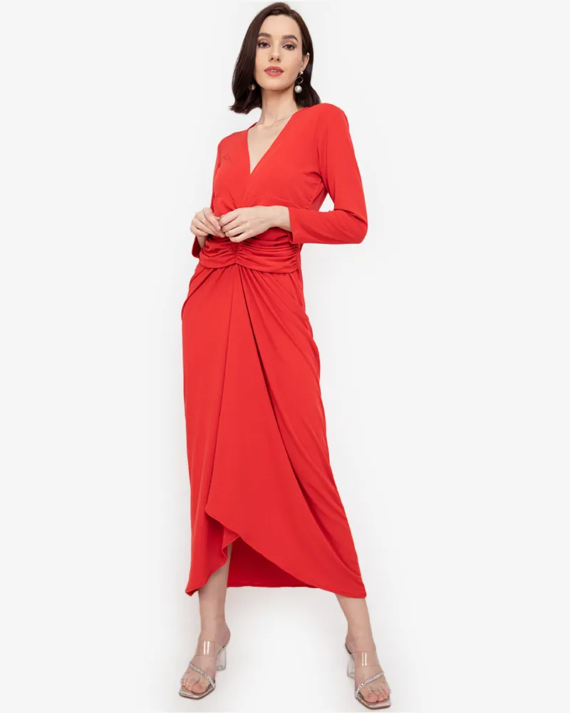 Benita Shirred Waist Maxi Dress