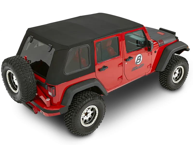 Bestop Trektop™ Pro Soft Top for 07-18 Jeep Wrangler JK & JK Unlimited