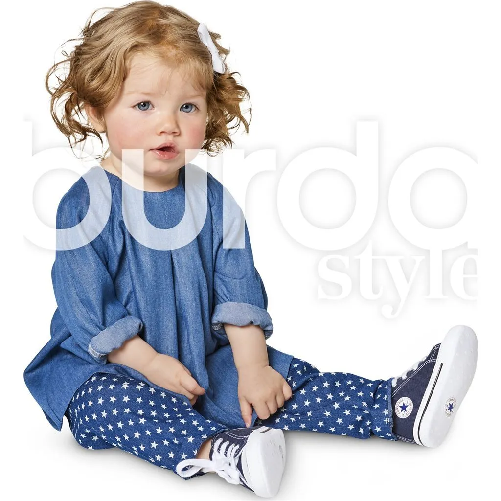 Burda Style Pattern B9348 Baby's Loose Dress