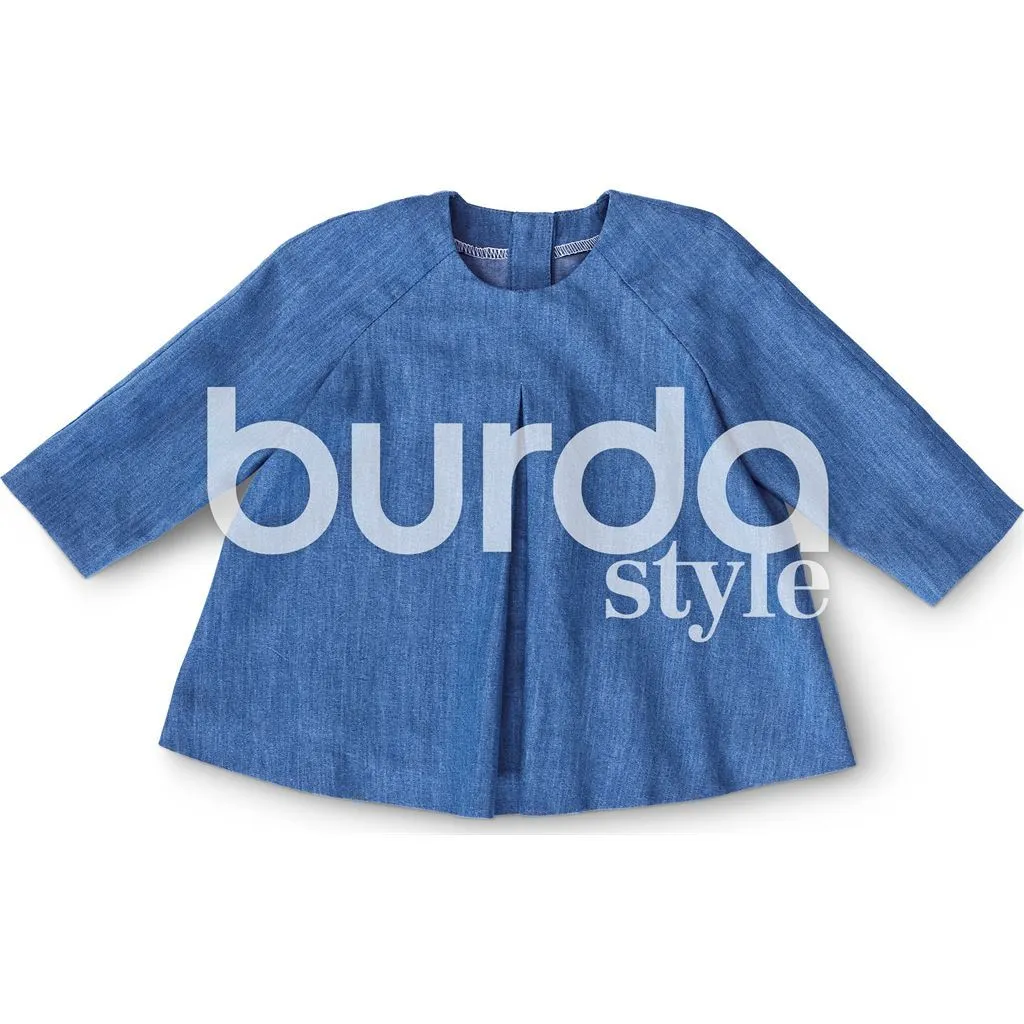 Burda Style Pattern B9348 Baby's Loose Dress