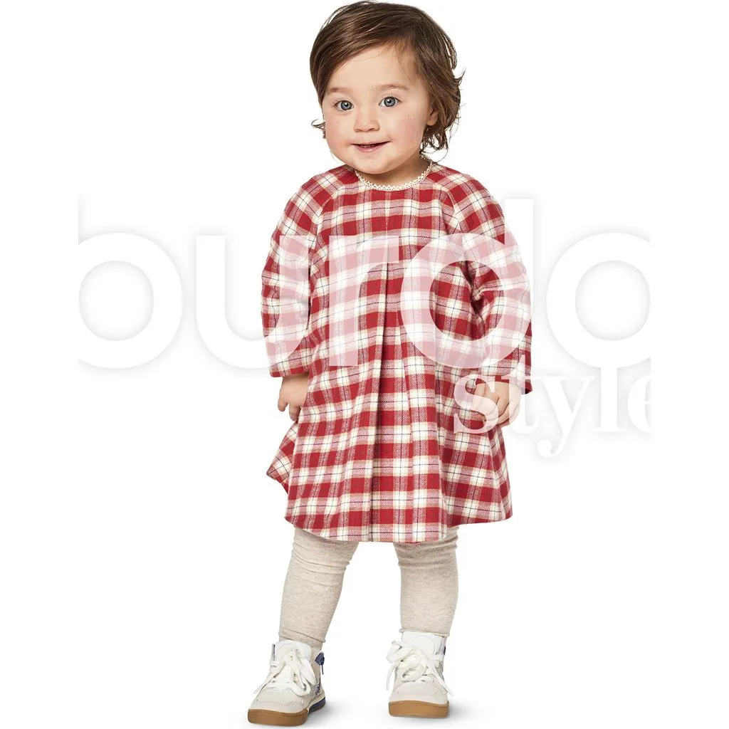 Burda Style Pattern B9348 Baby's Loose Dress