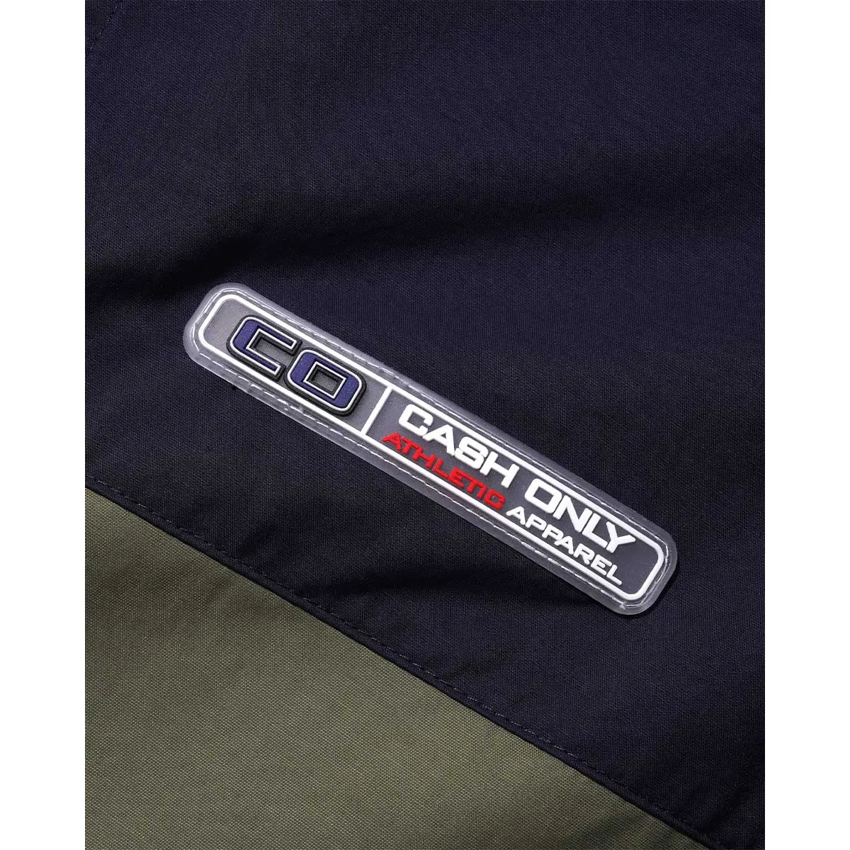 Cash Only - Athletic Anorak Jacket Army/Navy