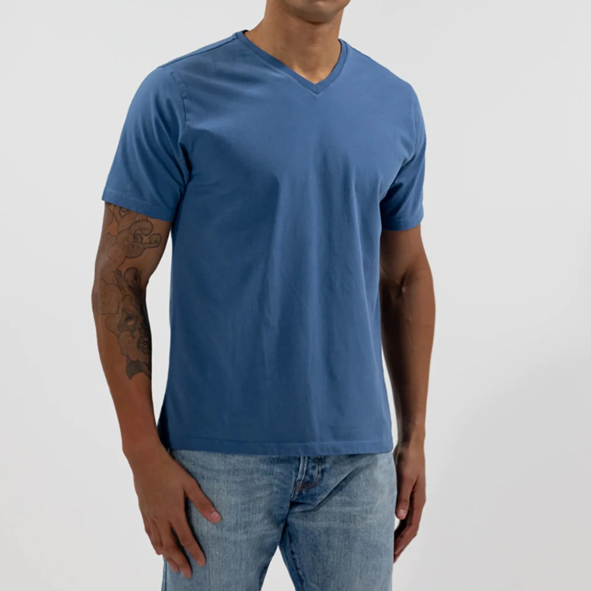 Easy Monday V Neck (Ocean)