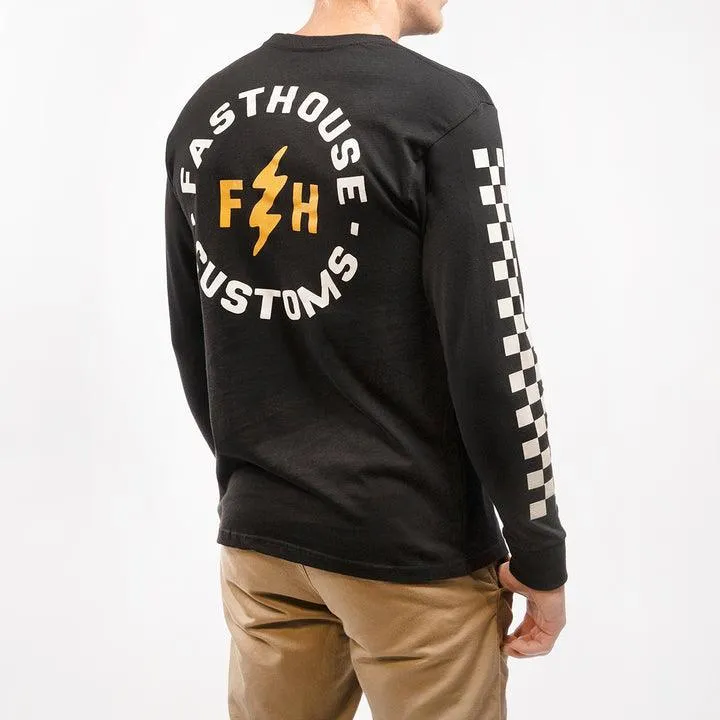 Easy Rider Long Sleeve Tee - Black