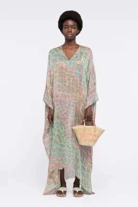 Elegant Georgette Kaftan – Flowy and Lightweight Maxi Dress for Women's
