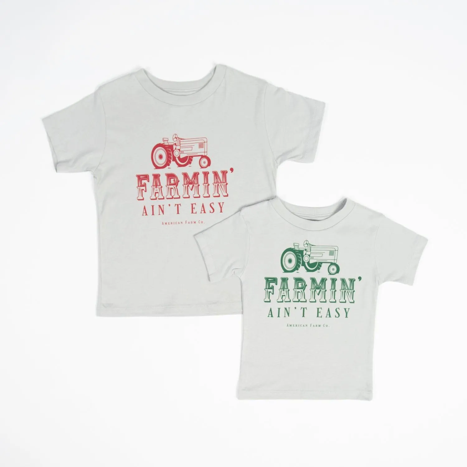Farmin’ Ain’t Easy Green Toddler/Youth Tees