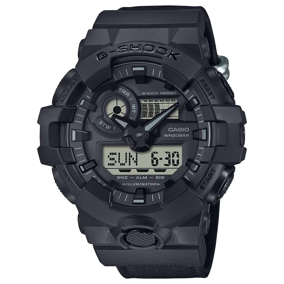 G-Shock Cordura Utility Black GA-700BCE-1A