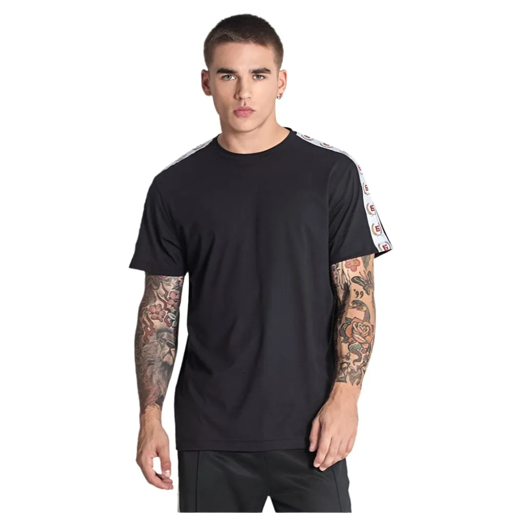 Gianni Kavanagh Retro Tape Tee - Black