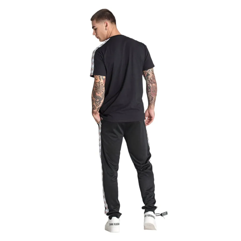 Gianni Kavanagh Retro Tape Tee - Black