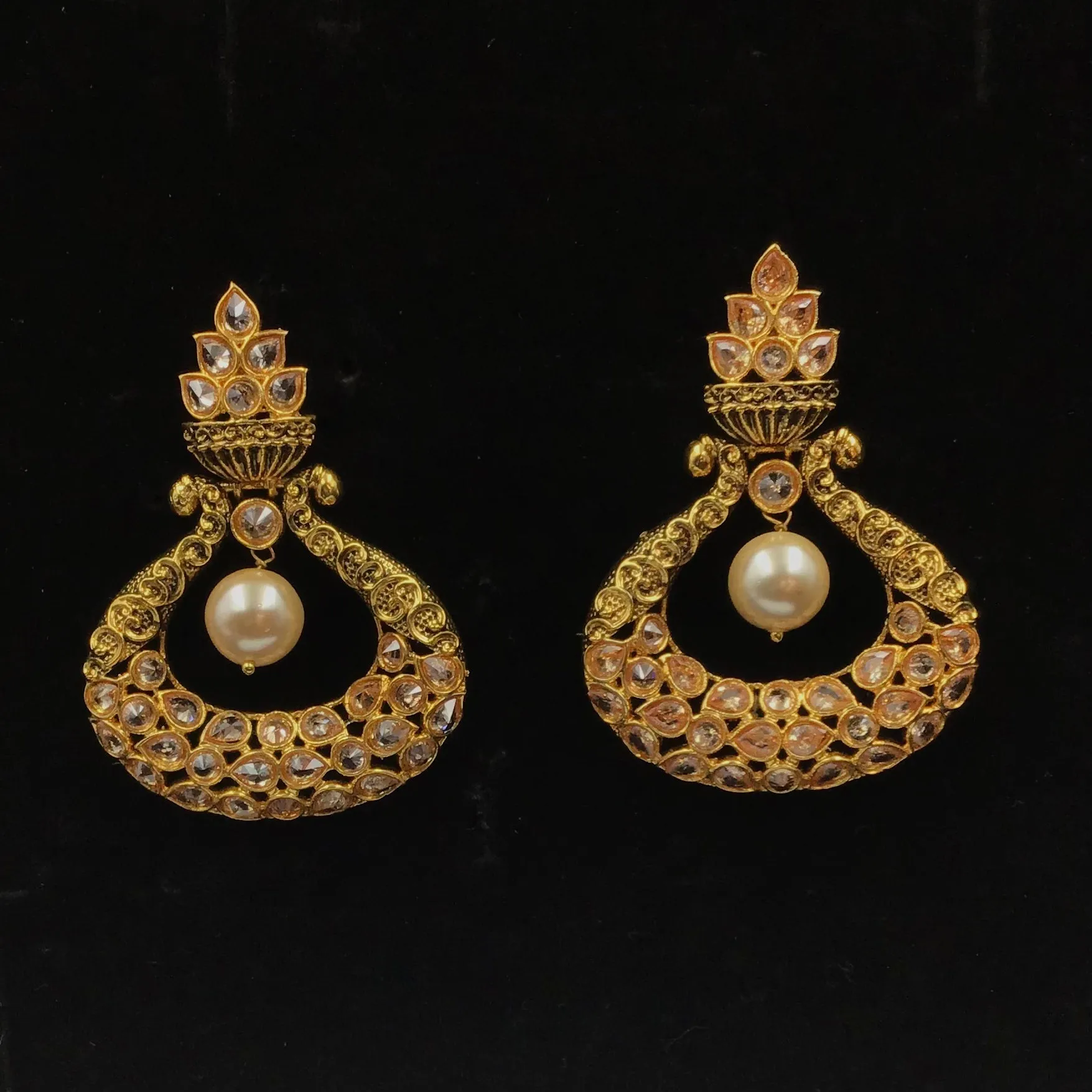 Gold Plated Stylish Earring 9198-100