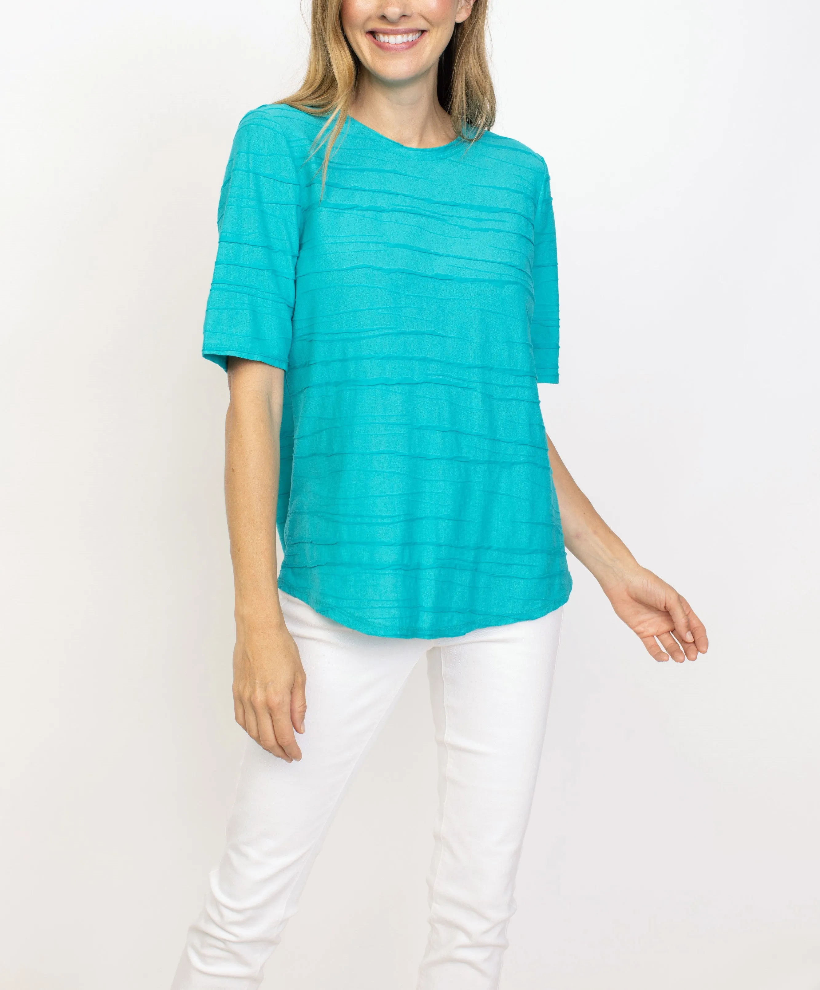 Habitat Tees - Pleat Texture Easy Tee FINAL SALE PRICE