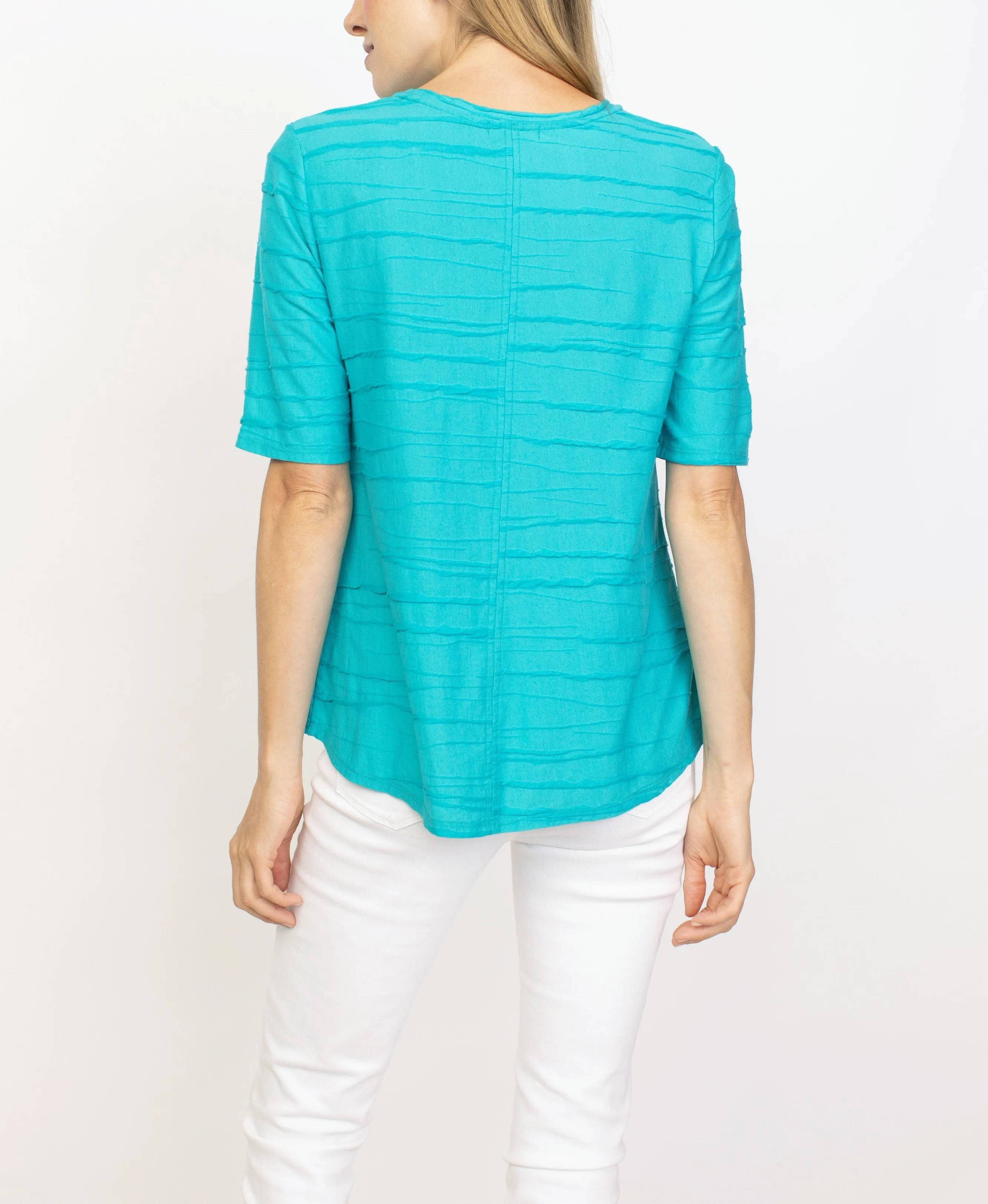 Habitat Tees - Pleat Texture Easy Tee FINAL SALE PRICE