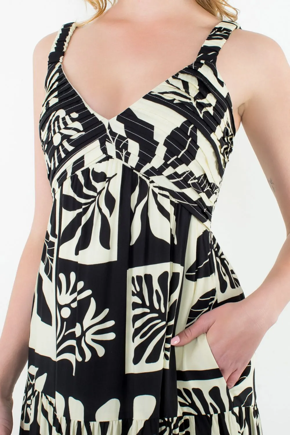 Jenna Print Maxi Dress by THML