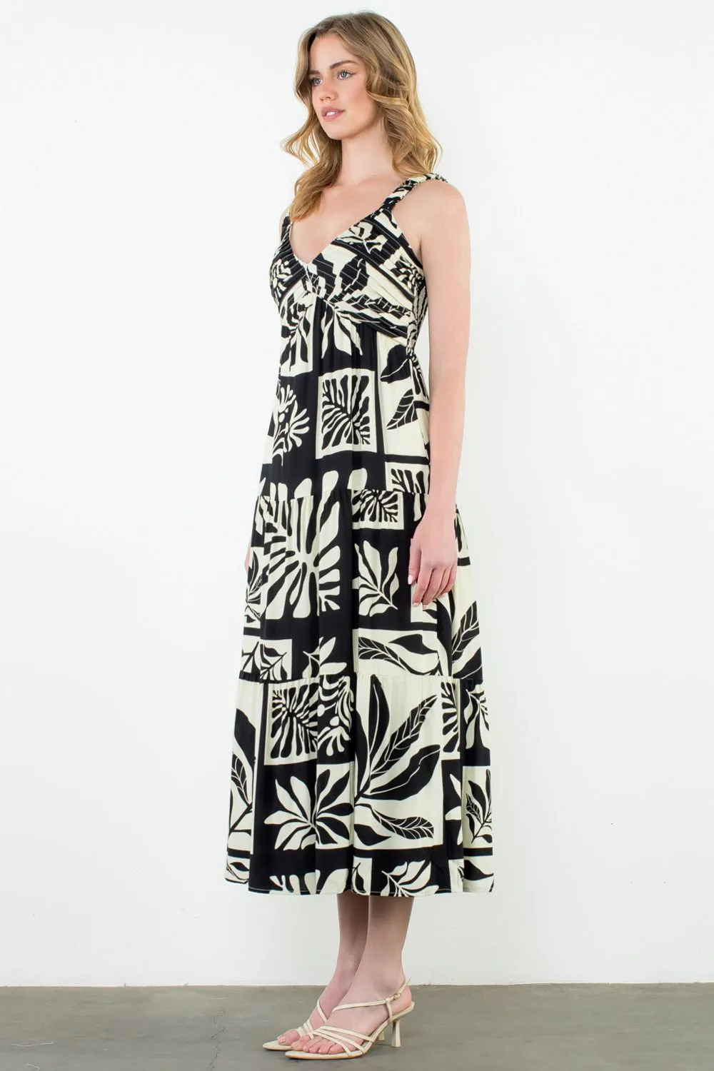 Jenna Print Maxi Dress by THML