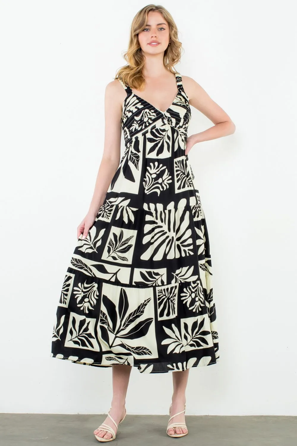 Jenna Print Maxi Dress by THML