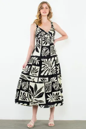 Jenna Print Maxi Dress by THML