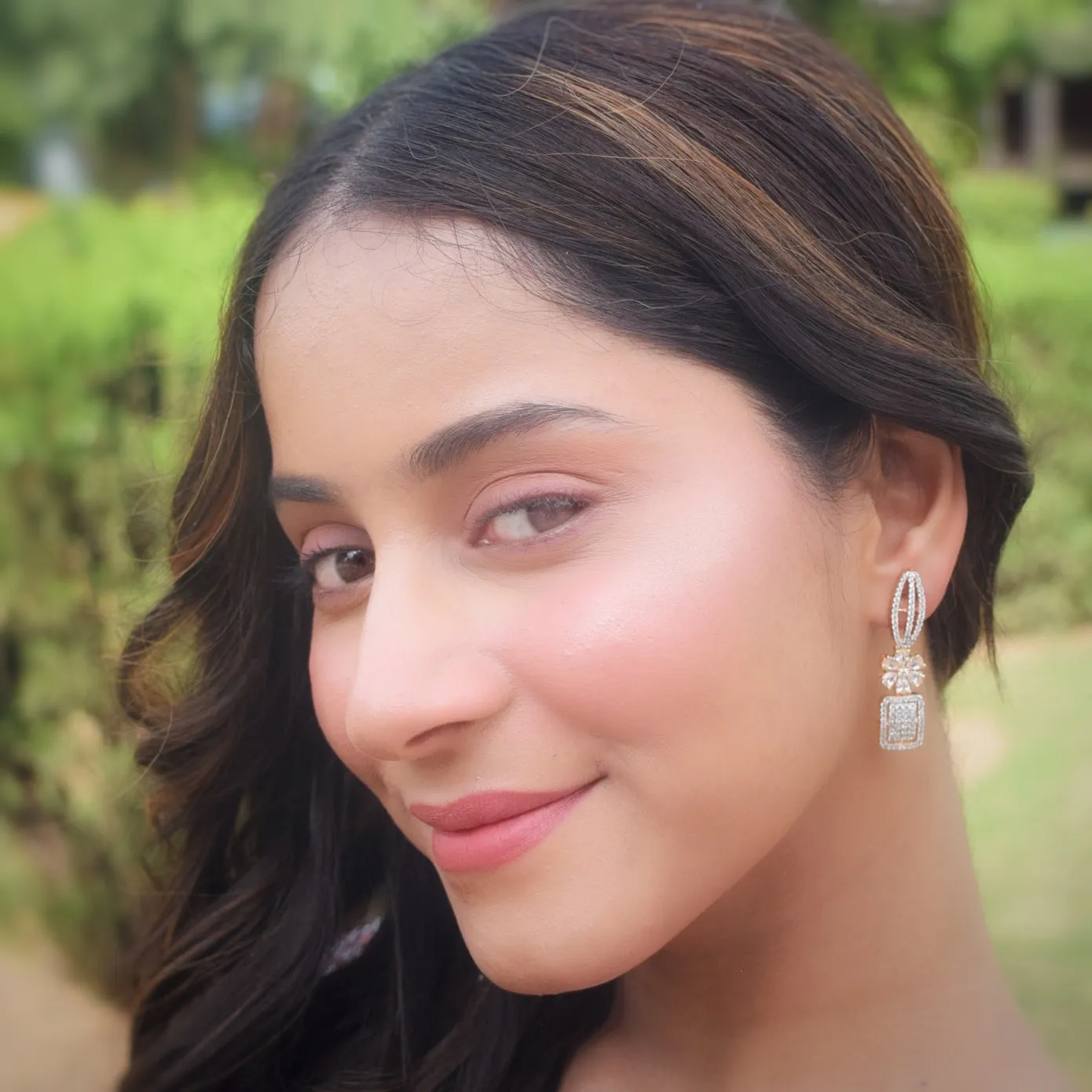 Light Earring Zircon/AD Earring 6243-08