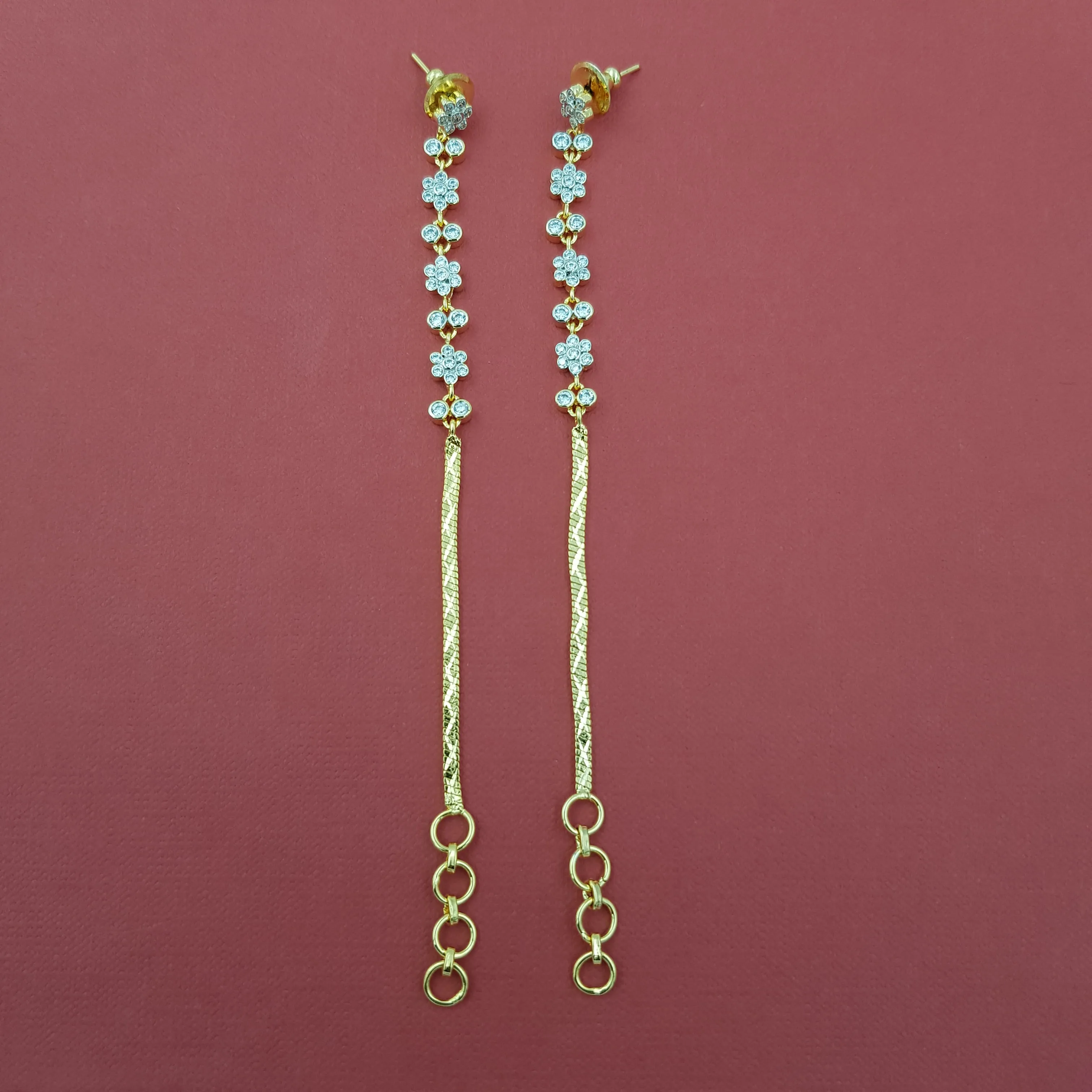Light  Zircon/AD Earring 8643-08