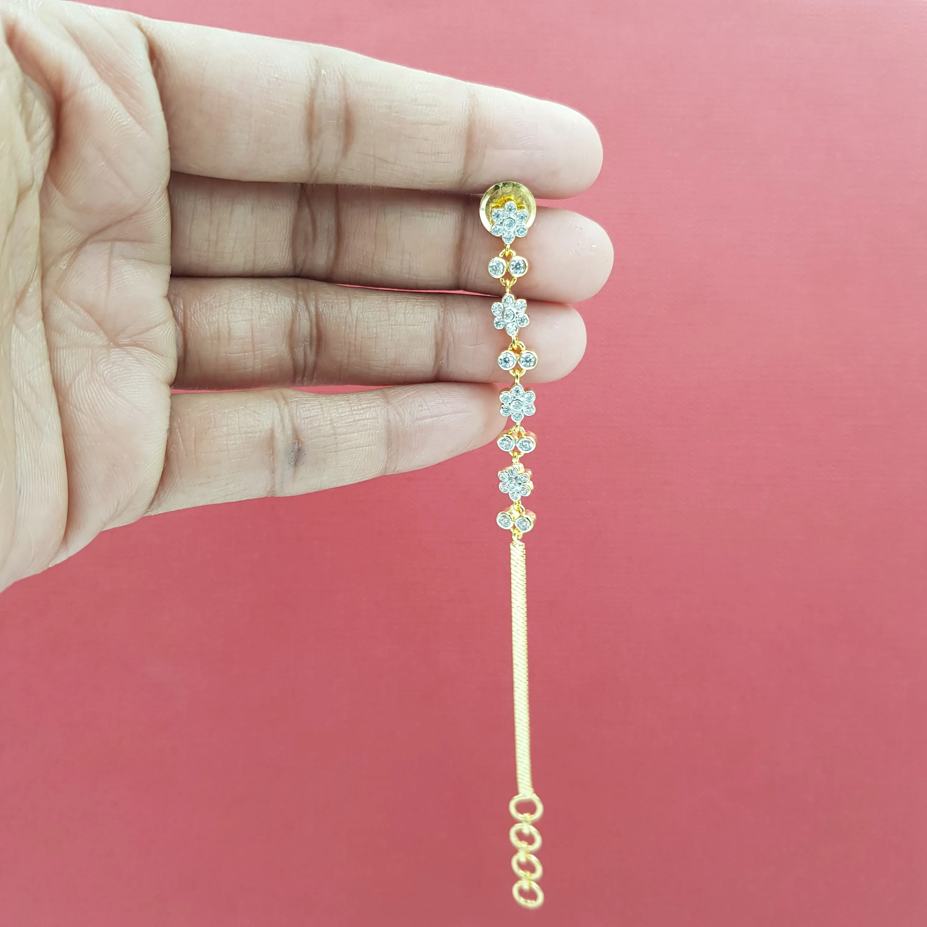 Light  Zircon/AD Earring 8643-08