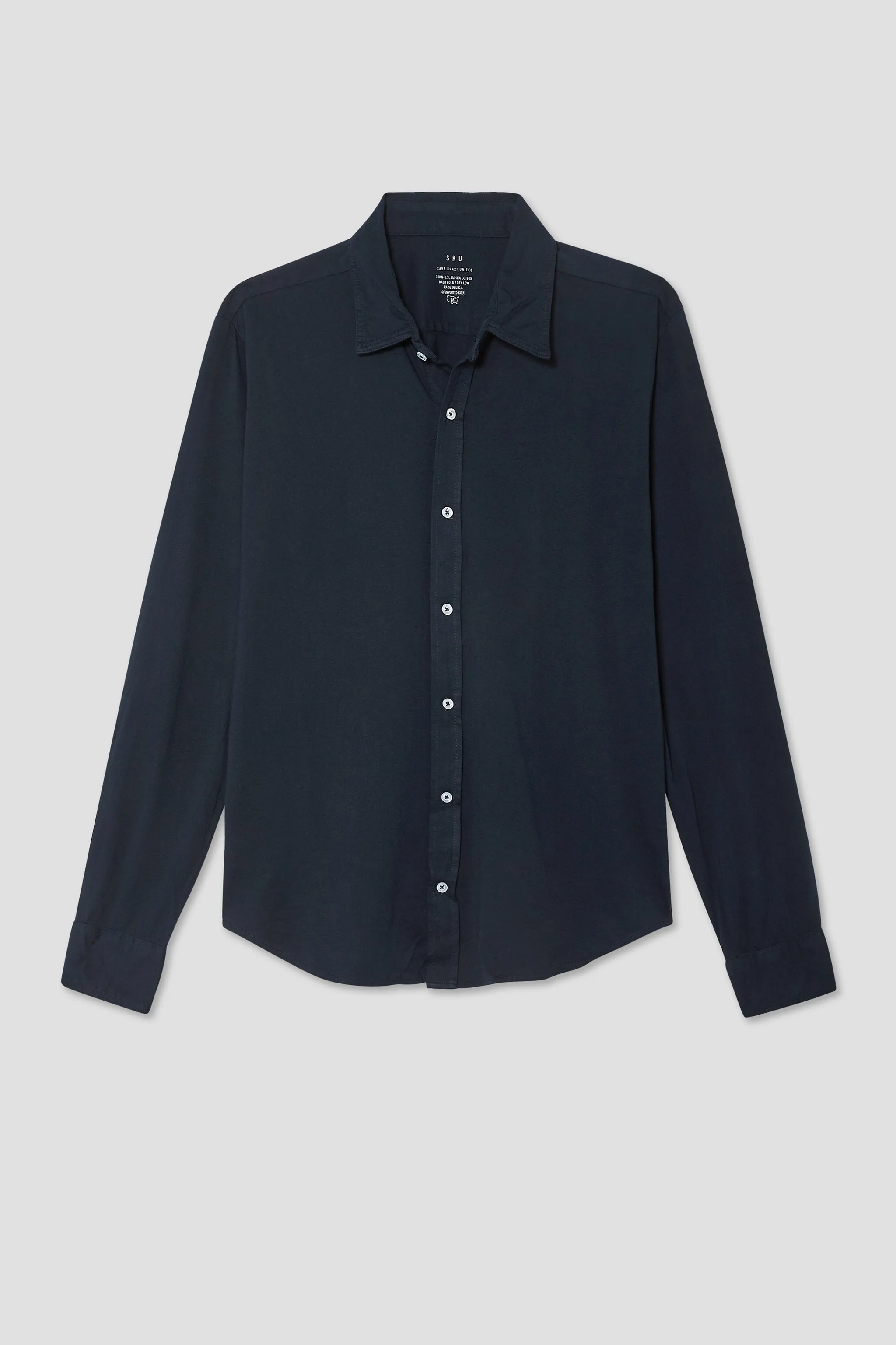 Long Sleeve Supima Jersey Easy Shirt