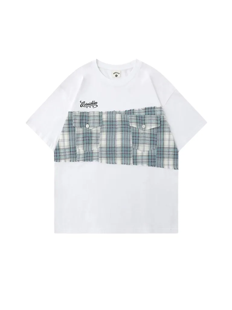 Loose T-Shirt Oversize Check