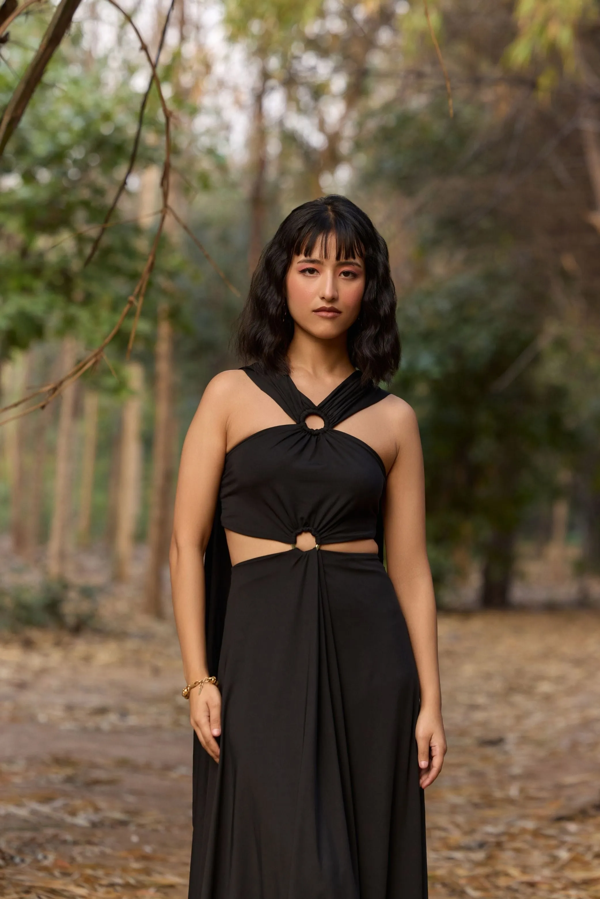 Multi-Styling Black Dress