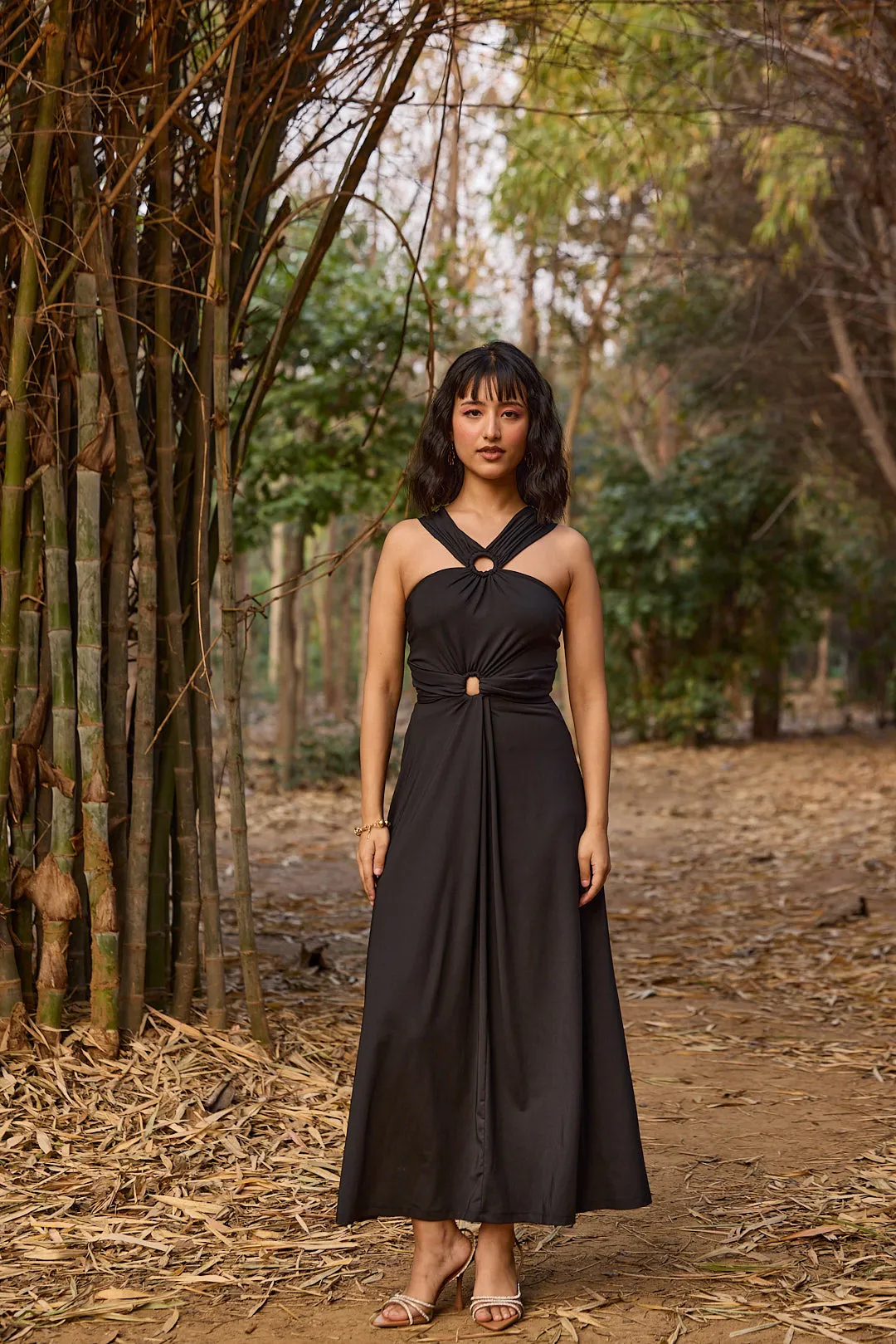 Multi-Styling Black Dress