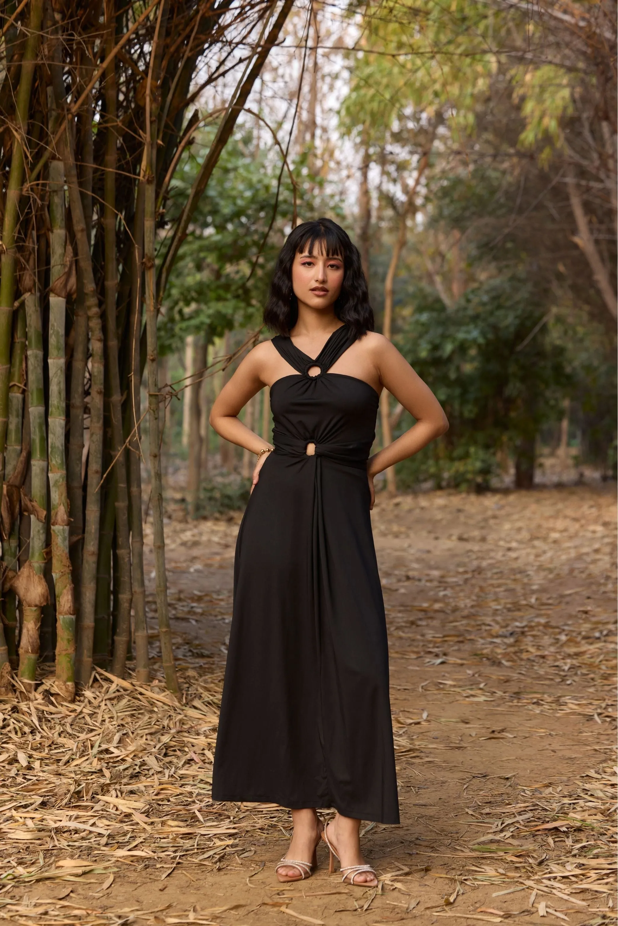 Multi-Styling Black Dress