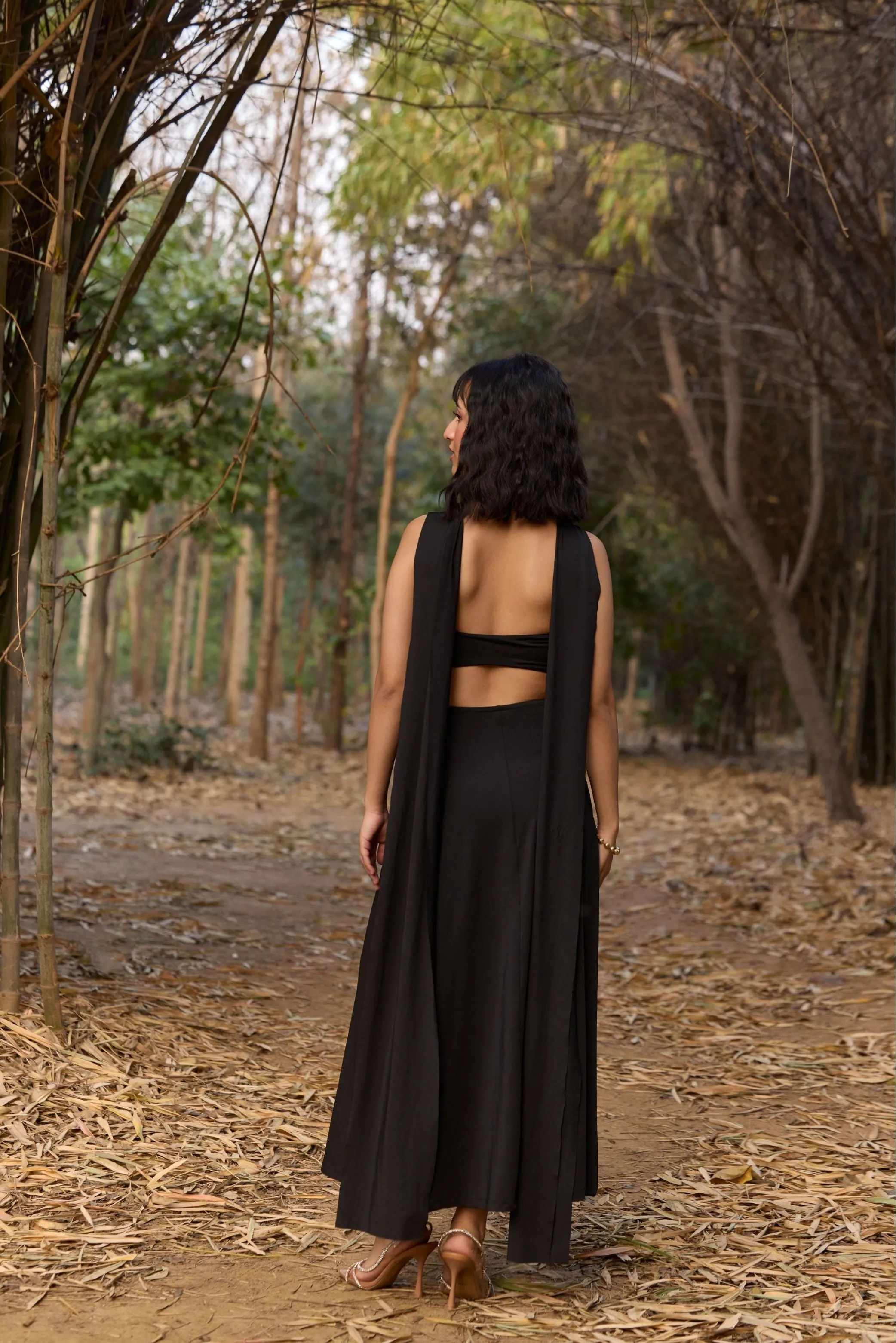 Multi-Styling Black Dress