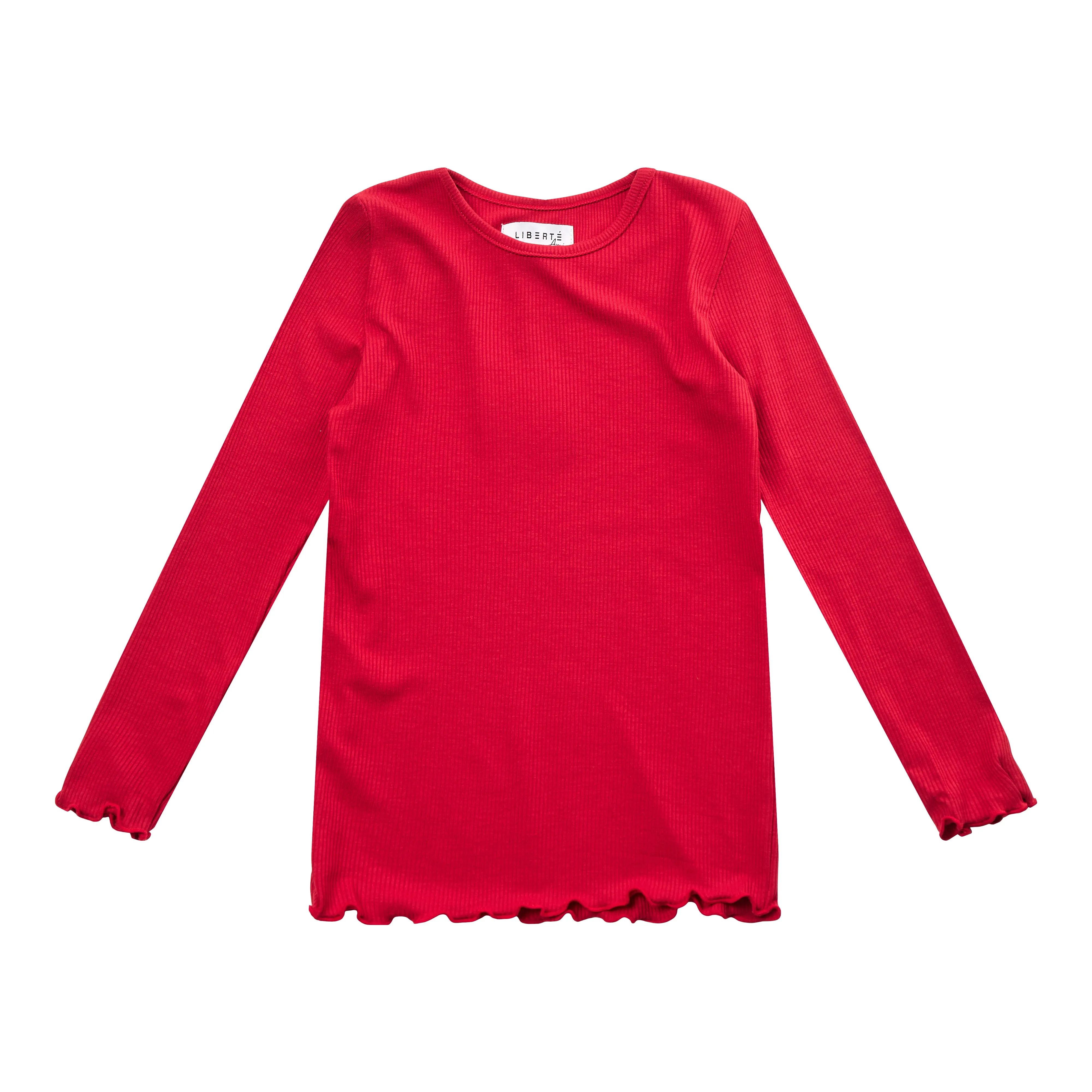 NATALIA-LS-BLOUSE-KIDS - RED