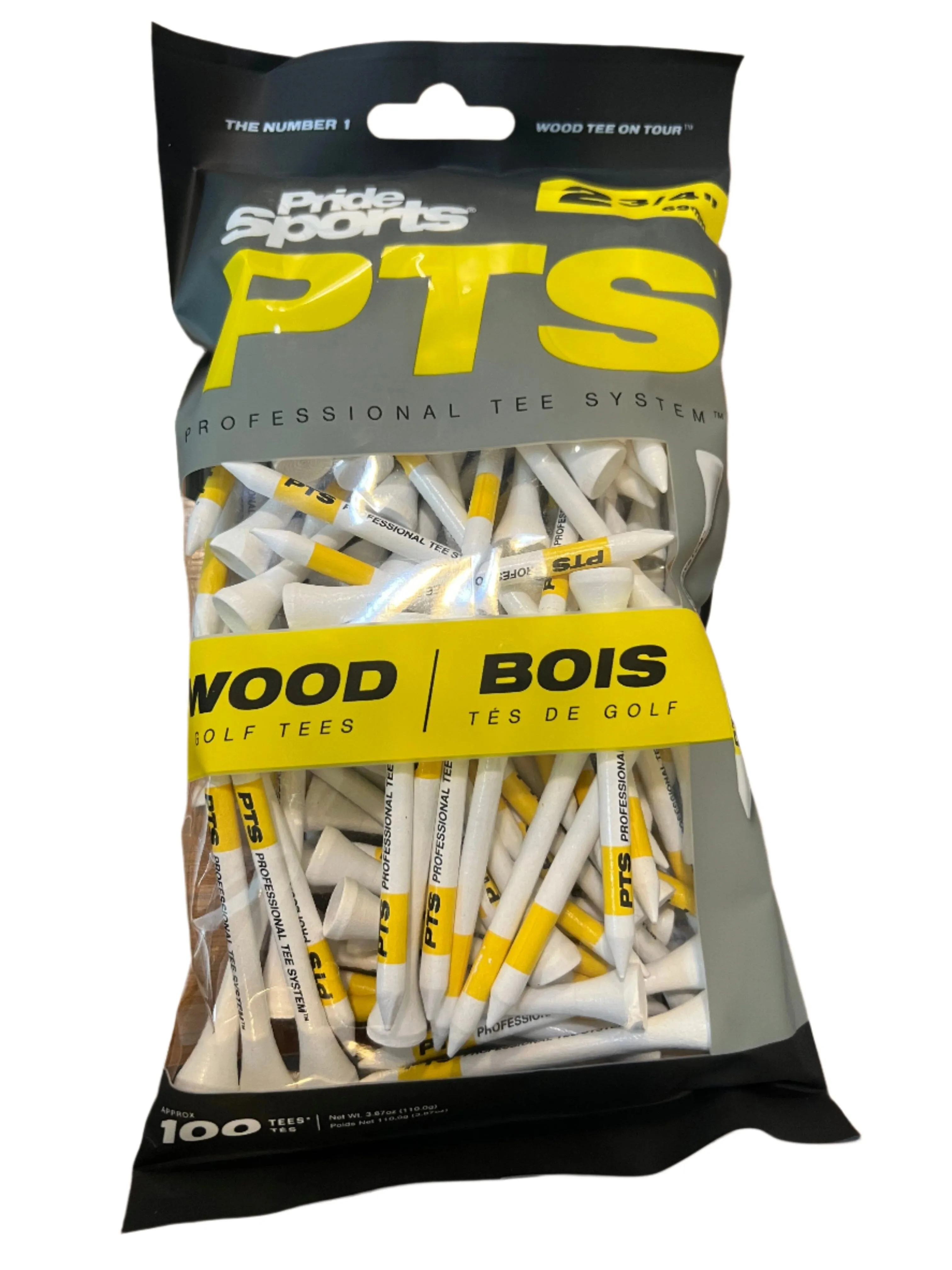 Pride Professional Tee System Prolength 2 3/4 Inch 100pc Tees New