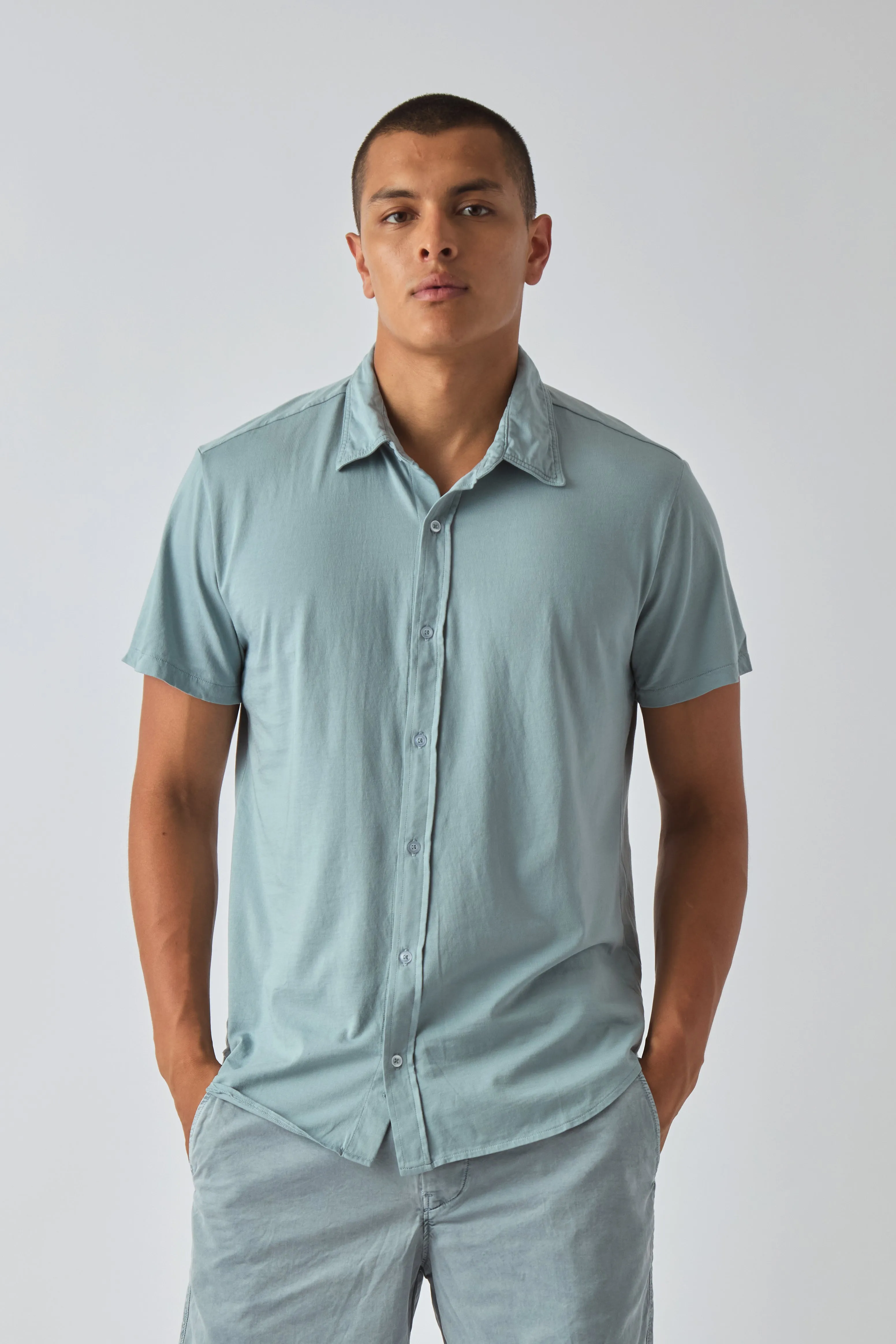 Short Sleeve Supima Jersey Easy Shirt