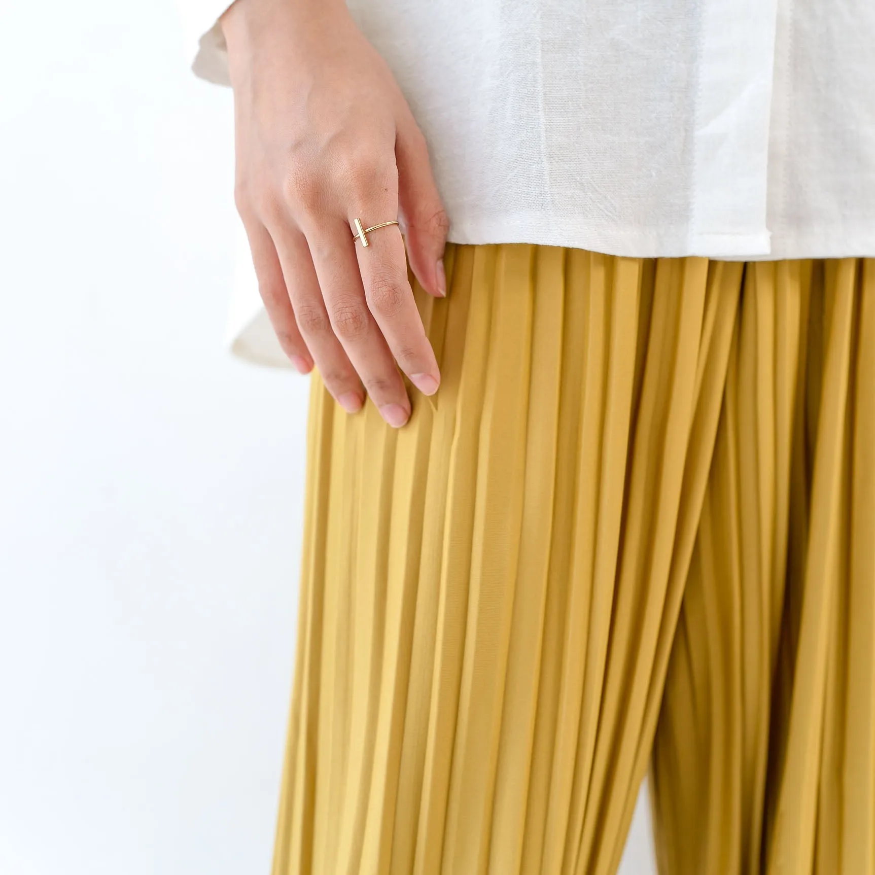 Silvertote Apparel Pakaian Wanita Jana Jogger Plisket Pants