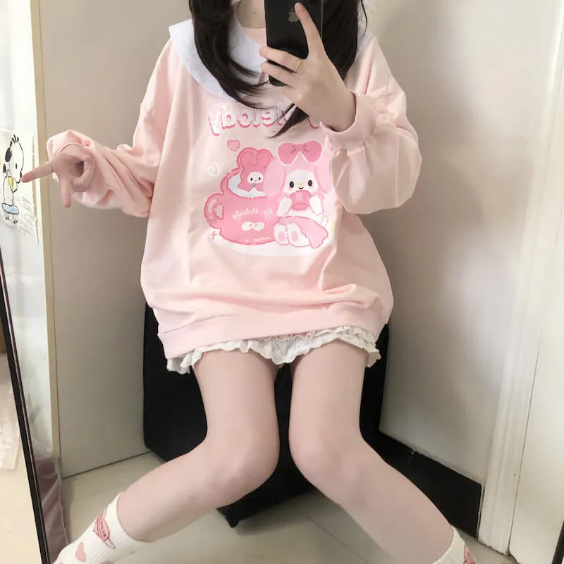 Soft Melody pink sweatshirt