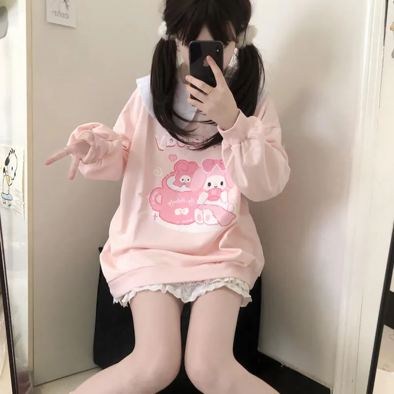 Soft Melody pink sweatshirt